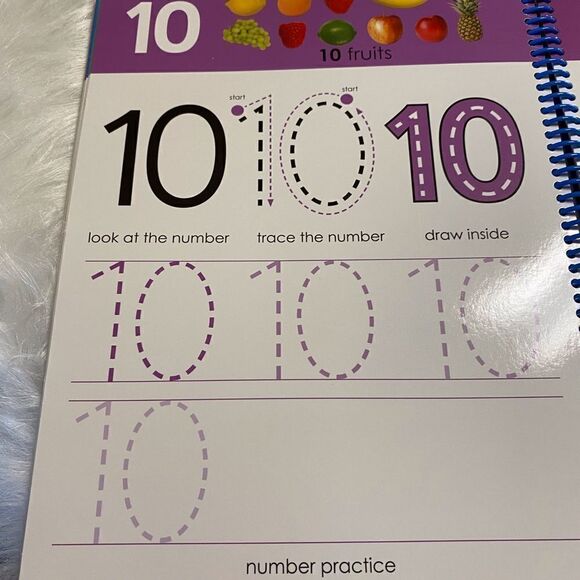 Priddy Learning Early Learning Wipe Clean Workbook with pen included for Ages 3+ - Picture 2 of 7